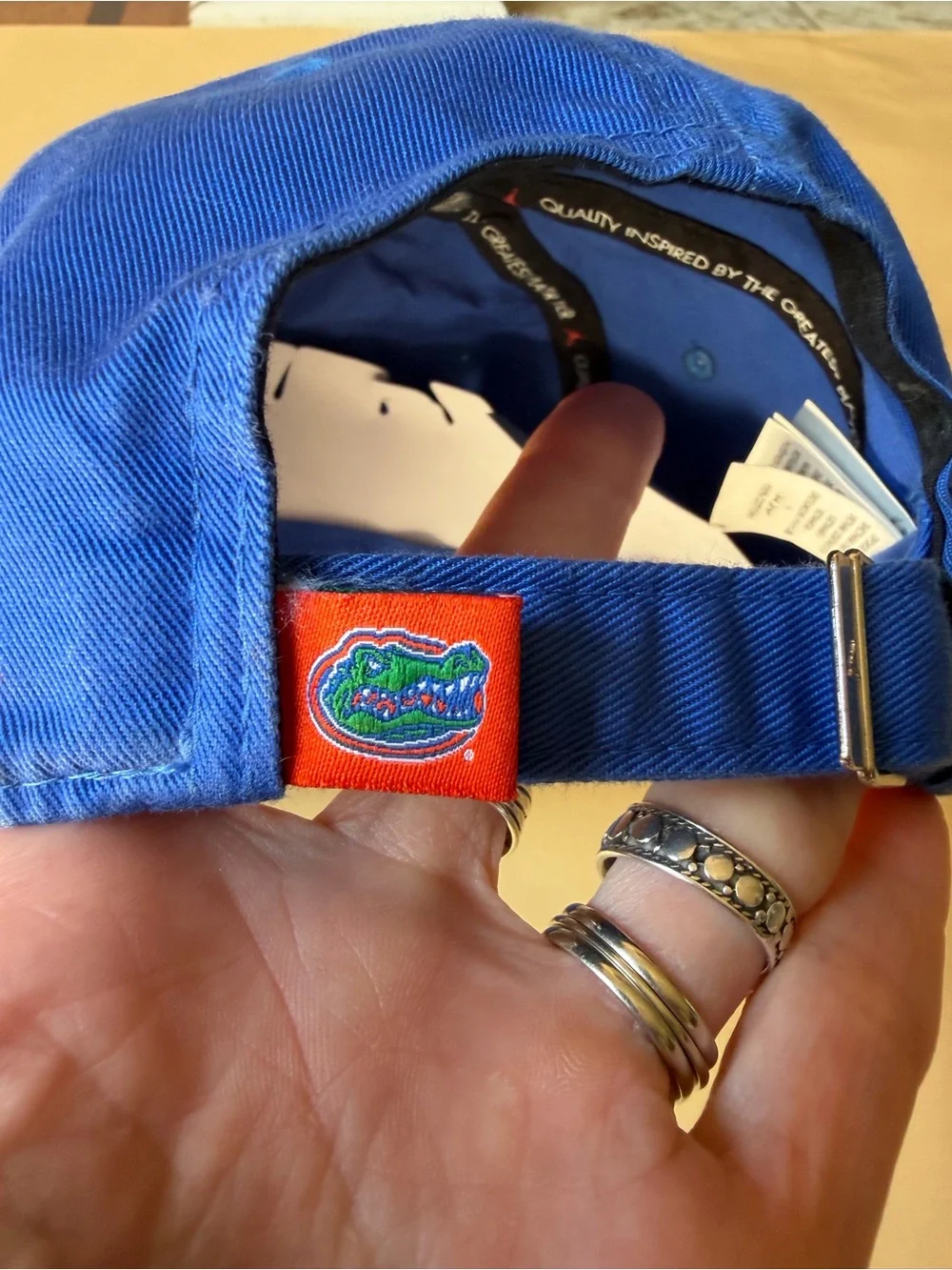 Florida Gators Jordan Brand Blue Snapback Hat 1853 Embroidered Cap